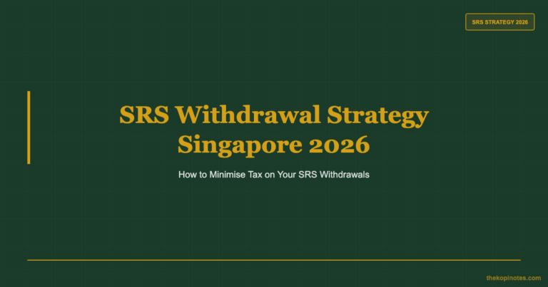 SRS Account Withdrawal Strategy Singapore 2026: How to Minimise Tax on Your SRS Withdrawals