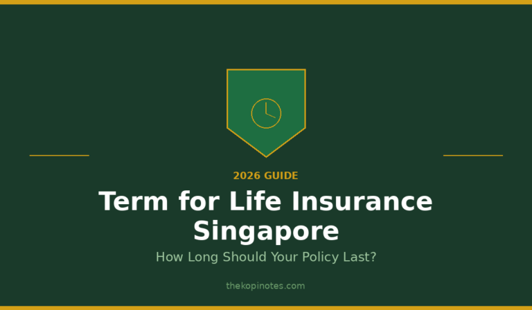 Term for Life Insurance Singapore: How to Choose the Right Policy Duration (2026)