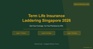 Term Life Insurance Laddering Singapore 2026: Split Your Coverage, Cut Your Premiums by 30%