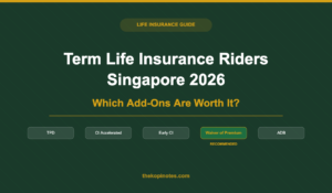 Term Life Insurance Riders Singapore 2026: Which Add-Ons Are Worth It?