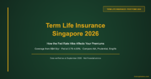 Term Life Insurance Singapore 2026: How the Fed Rate Hike Affects Your Premiums