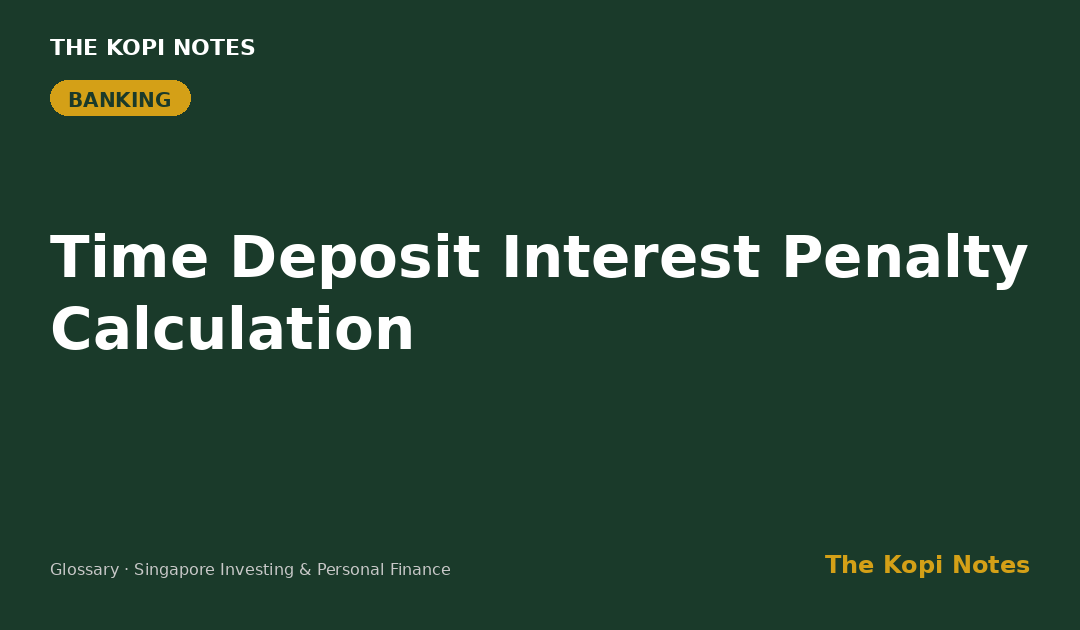 Time Deposit Interest Penalty Calculation