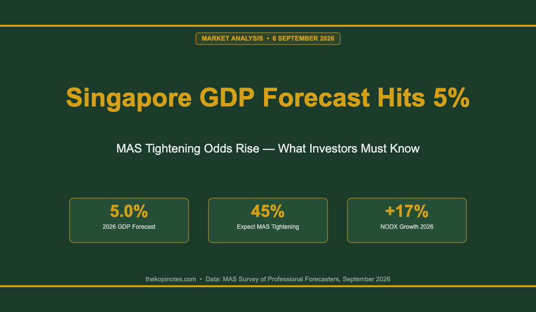 Singapore GDP Hits 5% in 2026 MAS Survey Tightening Risks Featured Image