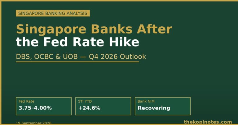 Singapore Bank Stocks After the Fed Rate Hike: DBS, OCBC & UOB in Q4 2026