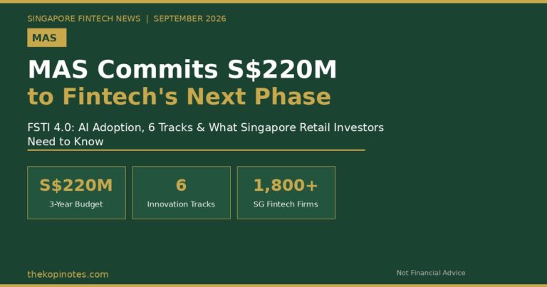 MAS Commits S$220M to Fintech’s Next Phase: What Singapore Investors Should Know (2026)