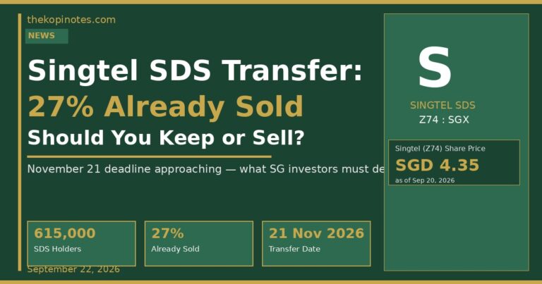 Singtel SDS Transfer – November 2026: Should You Keep or Sell?