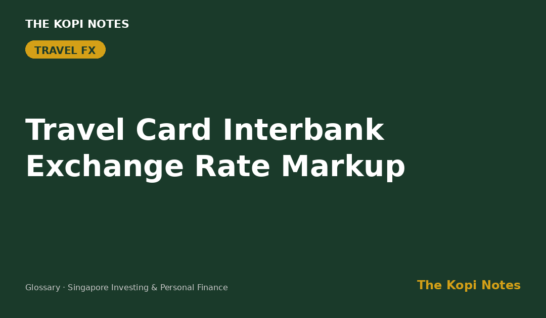 Travel Card Interbank Exchange Rate Markup