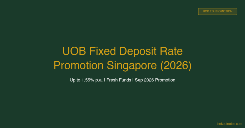 Tfixed UOB Fixed Deposit Rate Promotion Singapore (September 2026): Up to 1.55 ...
