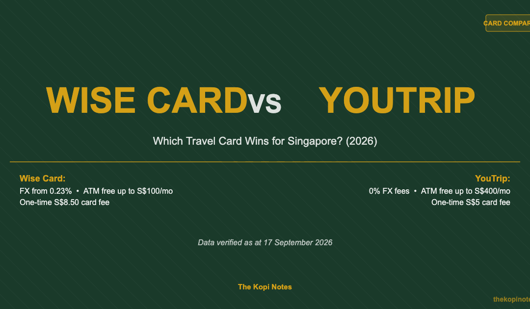 Wise Card vs YouTrip: Which Travel Card Wins for Singapore? (2026) — The Kopi Notes