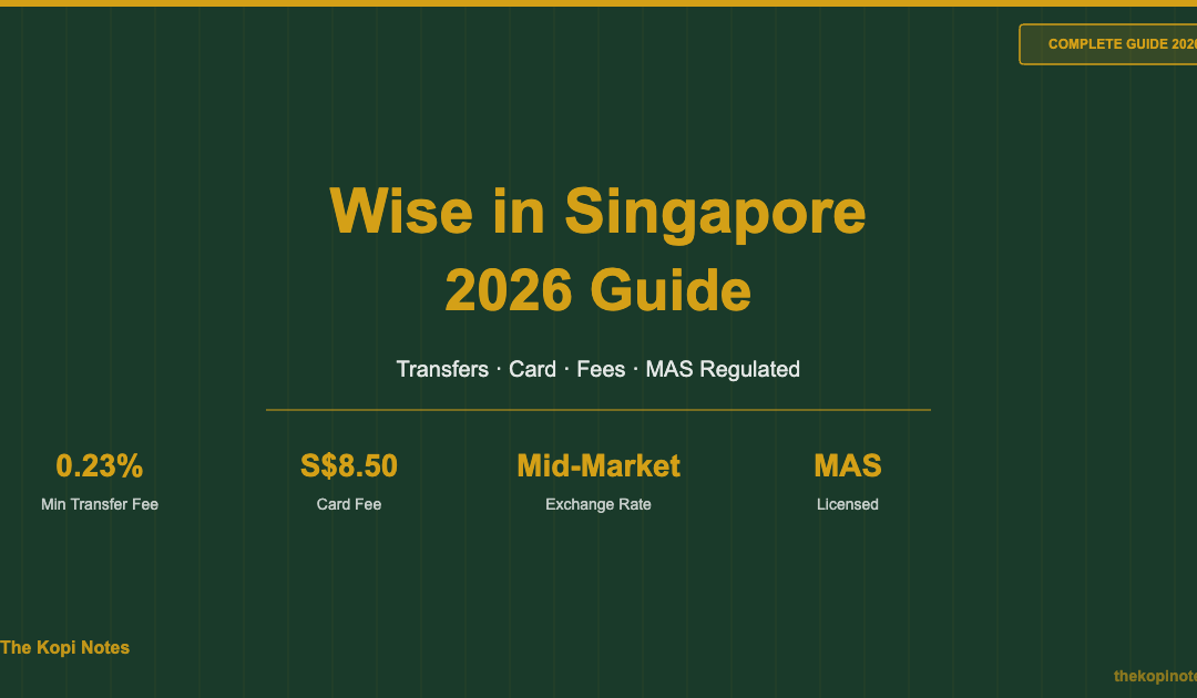 Wise in Singapore 2026 Guide: Transfers, Card & Fees — The Kopi Notes