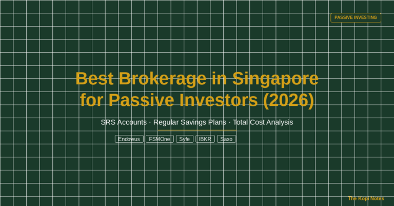 Best Brokerage in Singapore for Passive Investors: SRS, RSP & Long-Term Wealth (2026)