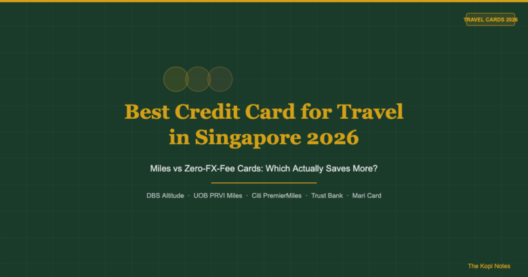 Best Credit Card for Travel in Singapore 2026: Miles vs Zero-FX-Fee Compared