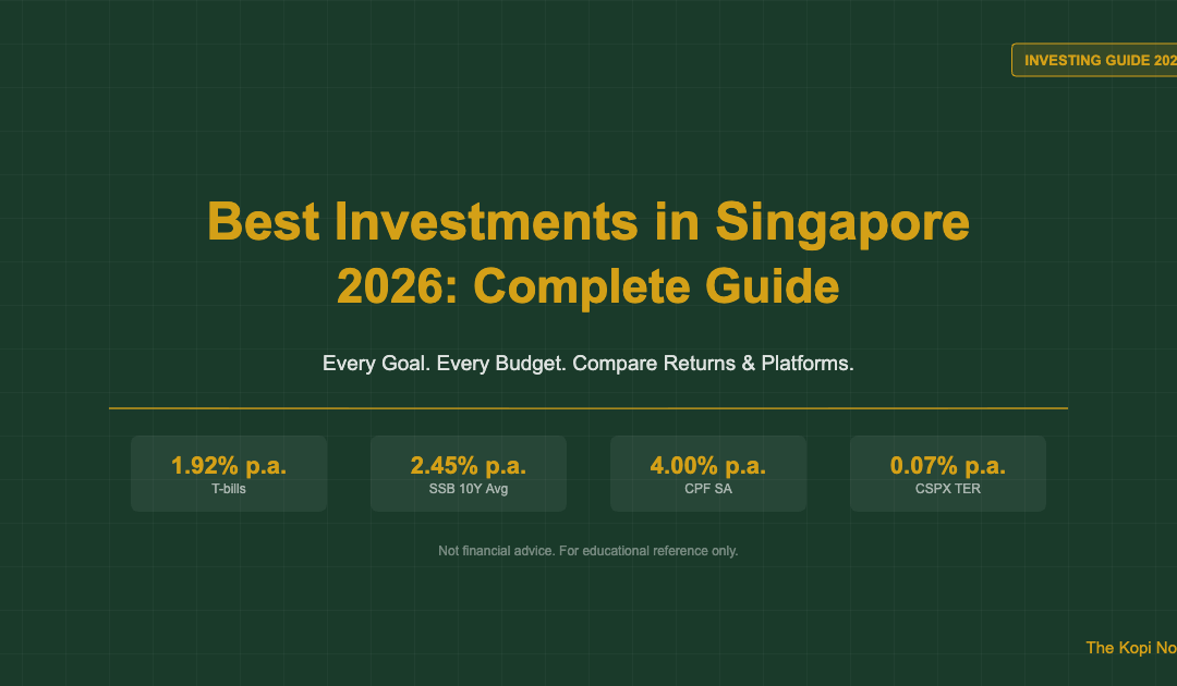 Best Investments in Singapore 2026: Complete Guide for Every Goal and Budget — The Kopi Notes