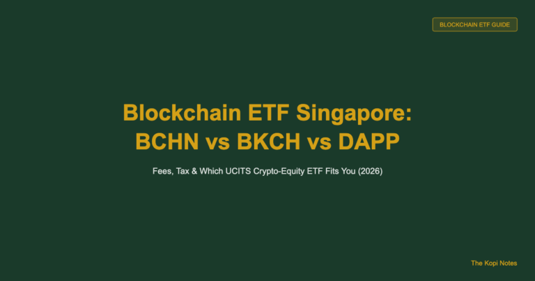 Blockchain ETF Singapore: BCHN vs BKCH vs DAPP Compared (2026 Guide)