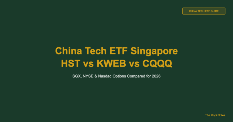 China Tech ETF Singapore: HST vs KWEB vs CQQQ (2026 Guide)
