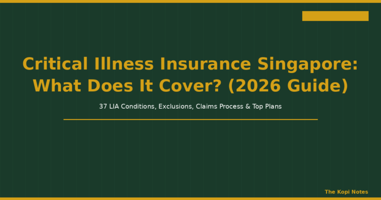 Critical Illness Insurance Singapore: What Does It Cover? (2026 Guide)