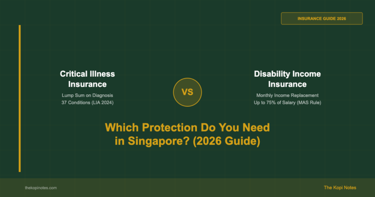 Critical Illness Insurance vs Disability Income Insurance Singapore: Which Protection Do You Need? (2026)