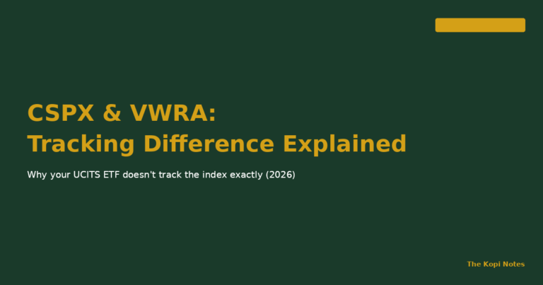 CSPX & VWRA Tracking Difference Explained: Why Your UCITS ETF Doesn’t Match the Index Exactly (2026 Guide)