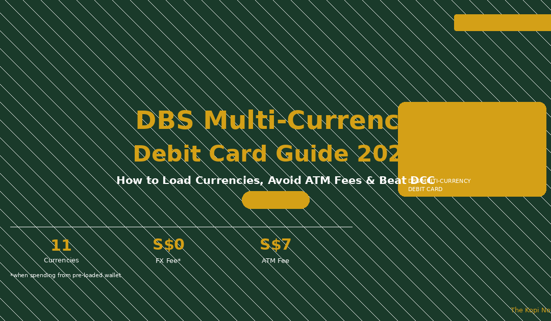DBS Multi-Currency Debit Card Step-by-Step Guide 2026 — The Kopi Notes