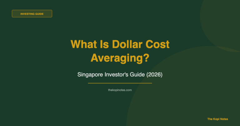 What Is Dollar Cost Averaging? Singapore Investor’s Guide (2026)