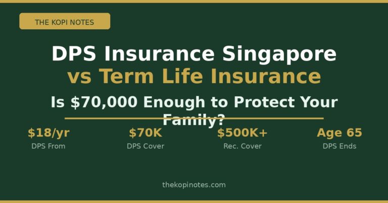 DPS Insurance Singapore vs Term Life Insurance: Is $70,000 Enough to Protect Your Family? (2026)