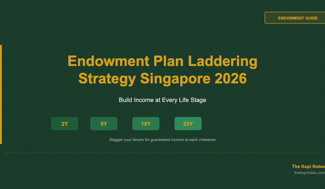 Endowment Plan Laddering Strategy Singapore 2026 — The Kopi Notes