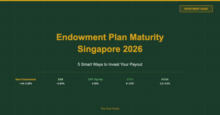 Endowment Plan Maturity Singapore 2026: 5 Smart Ways to Invest Your Payout