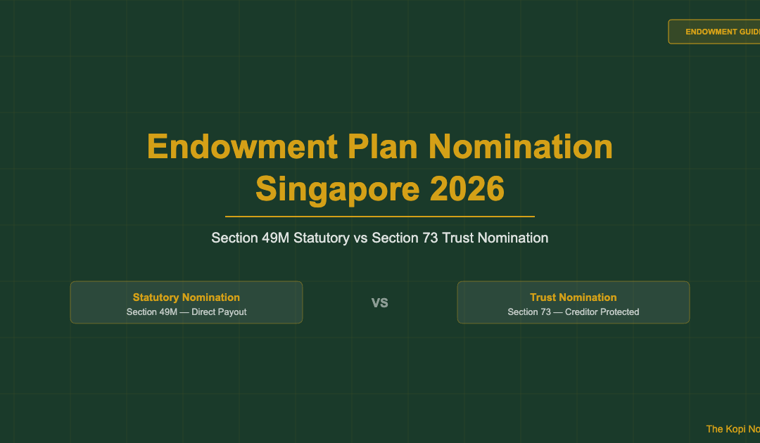 Endowment Plan Nomination Singapore 2026 Statutory vs Trust — The Kopi Notes