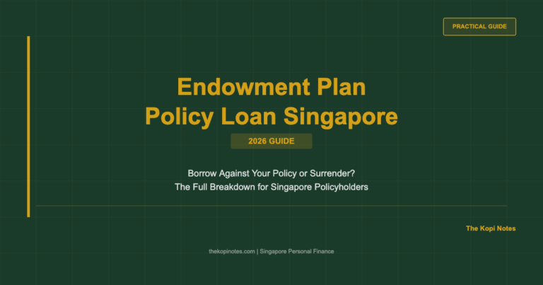 Endowment Plan Policy Loan Singapore 2026: Should You Borrow Against Your Policy?