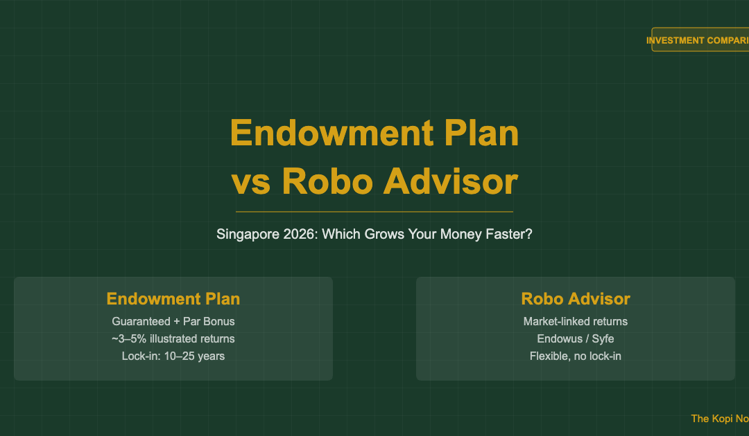Endowment Plan vs Robo Advisor Singapore 2026 — The Kopi Notes