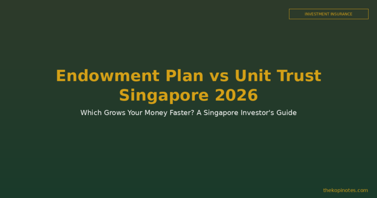 Endowment Plan vs Unit Trust Singapore 2026: Which Grows Your Money Faster?