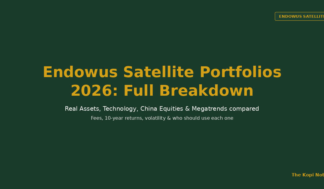 Endowus Satellite Portfolios 2026: Real Assets, Technology, China Equities and Megatrends Compared -- The Kopi Notes