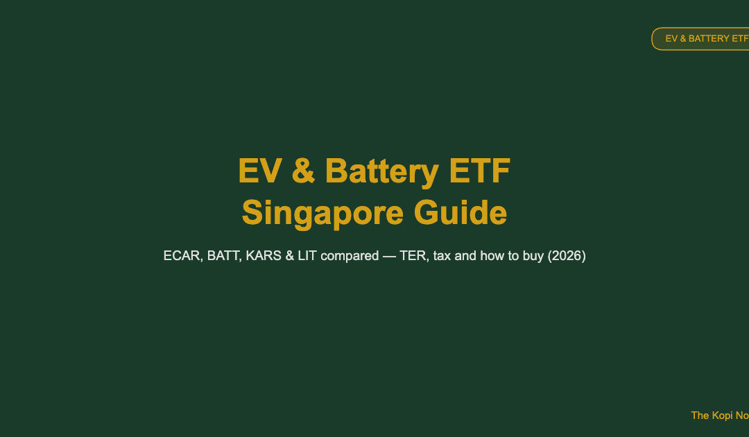 EV & Battery ETF Singapore: How to Invest in Electric Vehicle Growth (2026 Guide) — The Kopi Notes