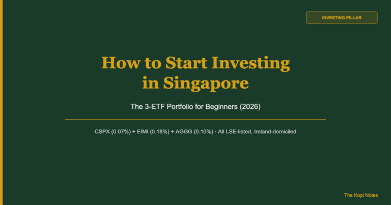 How to Start Investing in Singapore: The 3-ETF Portfolio for Beginners (2026)