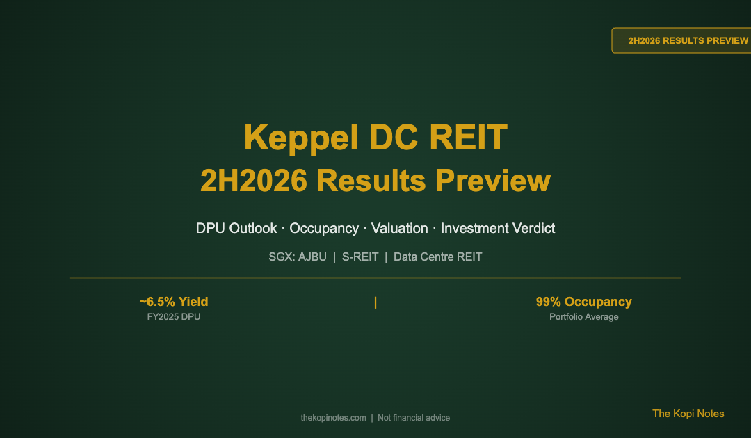 Keppel DC REIT 2H2026 Results Preview: DPU Outlook, Occupancy & Investment Verdict — The Kopi Notes