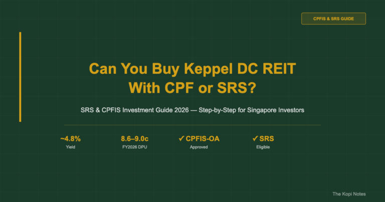 Can You Buy Keppel DC REIT With CPF? SRS & CPFIS Investment Guide 2026