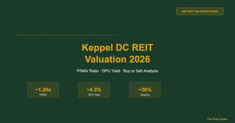 Keppel DC REIT Valuation 2026: P/NAV Ratio, DPU Yield & Is It Worth Buying?