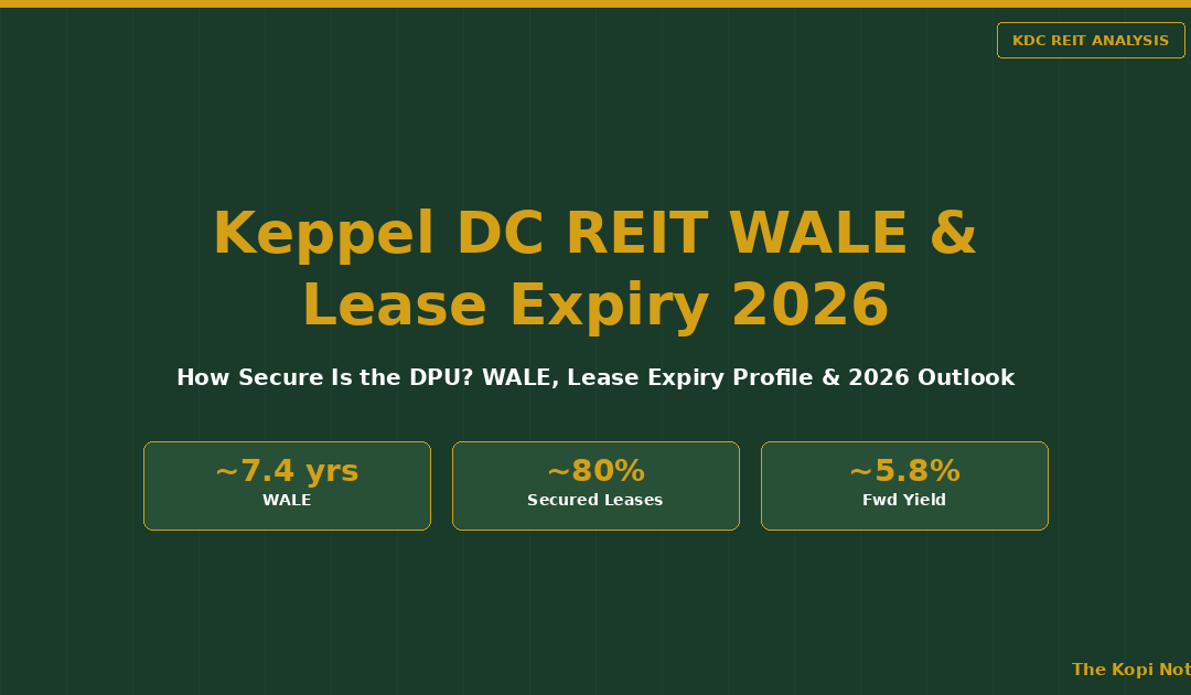 Keppel DC REIT WALE & Lease Expiry 2026: How Secure Is the DPU? — The Kopi Notes