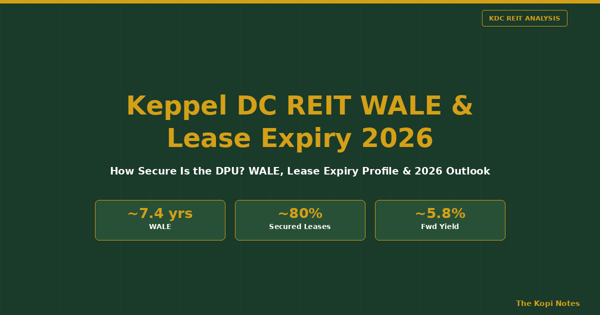 Keppel DC REIT WALE & Lease Expiry 2026: How Secure Is the DPU? — The Kopi Notes