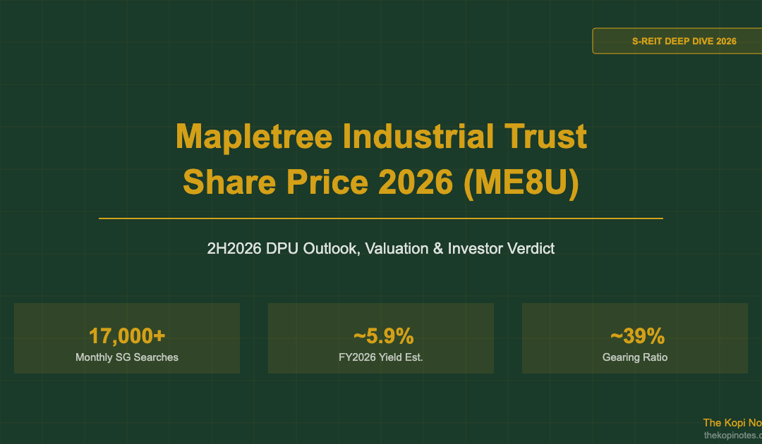 Mapletree Industrial Trust Share Price 2026 (ME8U): 2H2026 DPU Outlook & Investor Verdict — The Kopi Notes
