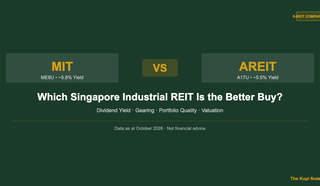 Mapletree Industrial Trust vs Ascendas REIT 2026: Which Singapore Industrial REIT Is the Better Buy? — The Kopi Notes