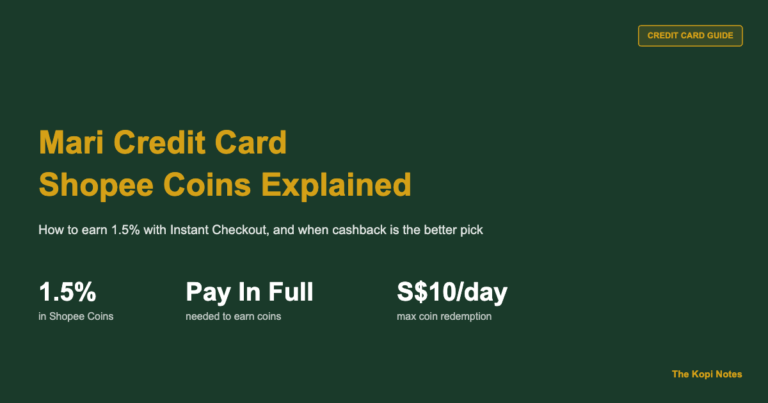 Mari Credit Card Shopee Coins: How to Earn 1.5% With Instant Checkout (2026)