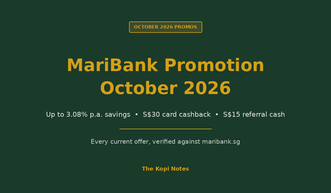 MariBank Promotion October 2026: Every Current Offer, Bonus Interest & Referral Reward — The Kopi Notes