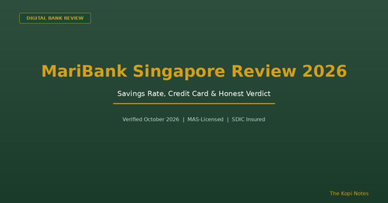 MariBank Singapore Review 2026: Savings Rate, Credit Card & Honest Verdict