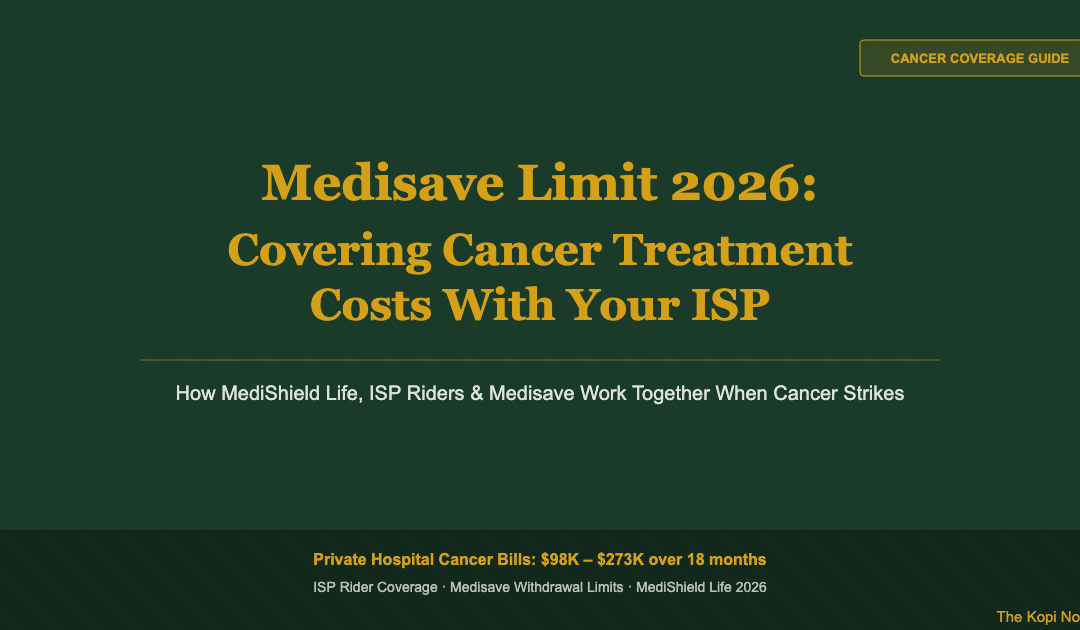 Medisave Limit 2026: Covering Cancer Treatment Costs With Your ISP — The Kopi Notes