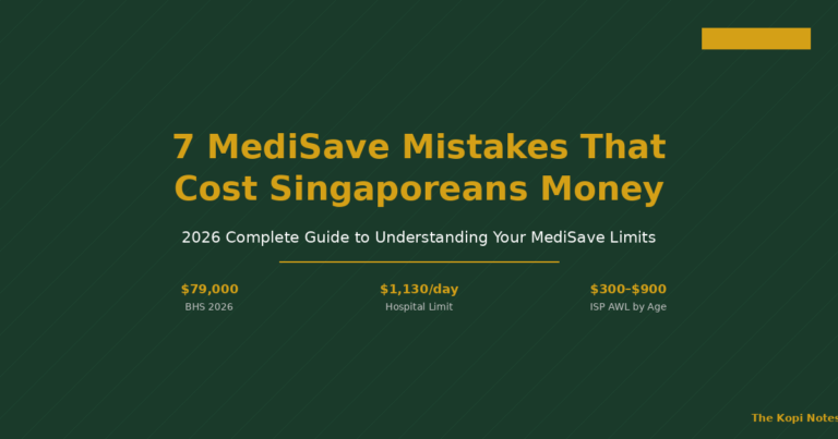 MediSave Limit 2026: 7 Mistakes Singaporeans Make With Their Healthcare Account