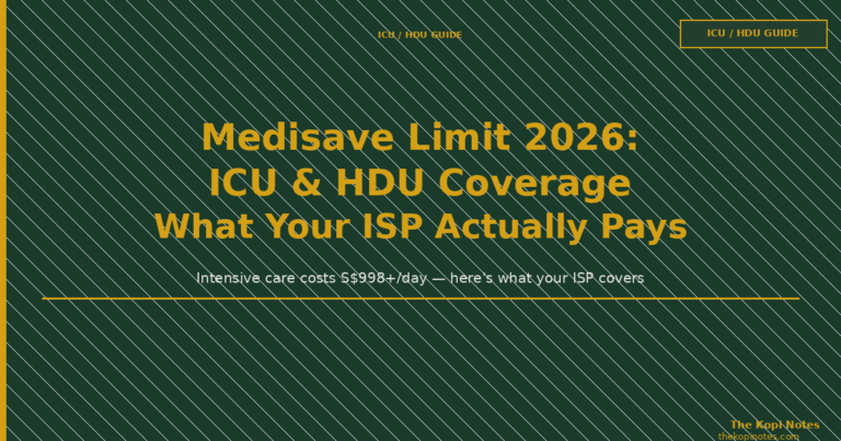 Medisave Limit 2026: ICU and HDU Coverage — What Your ISP Actually Pays