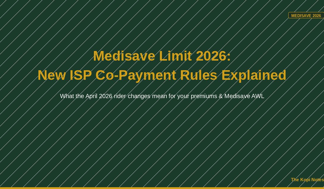 Medisave Limit 2026: How the New ISP Co-Payment Rules Affect Your Premiums — The Kopi Notes