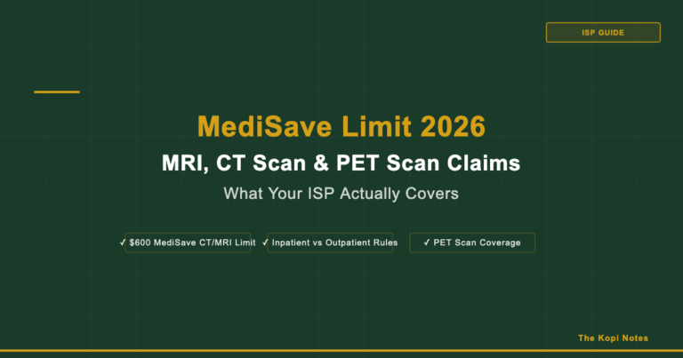 MediSave Limit 2026: MRI, CT Scan and PET Scan Claims – What Your ISP Actually Covers