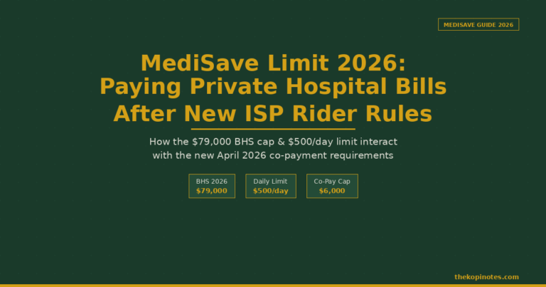 MediSave Limit 2026: Paying Private Hospital Bills After the New ISP Rider Co-Payment Rules